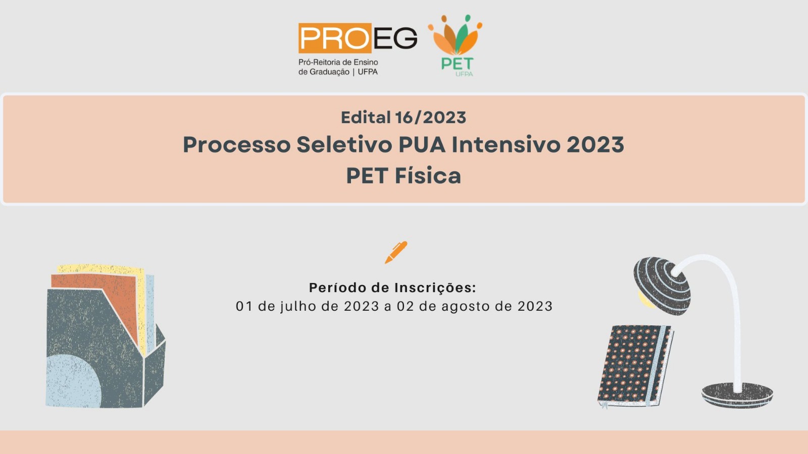 EDITAL PROEG N° 16/2023 - Processo Seletivo do Projeto Universidade Aberta INTENSIVO 2023