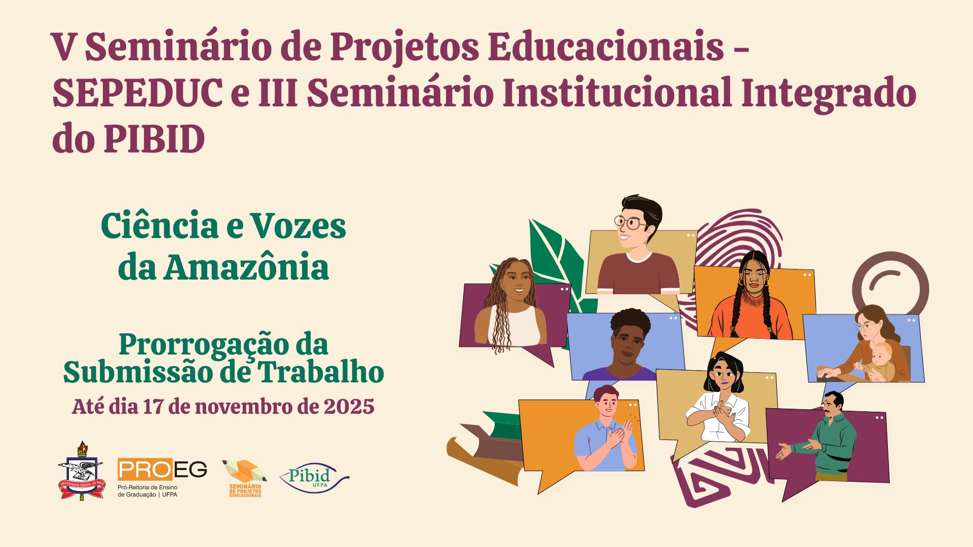 Prorrogação do Período de Submissão de Trabalhos