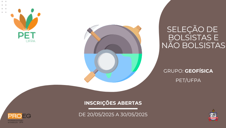 PET Geofísica - Seleção de bolsistas e não bolsistas