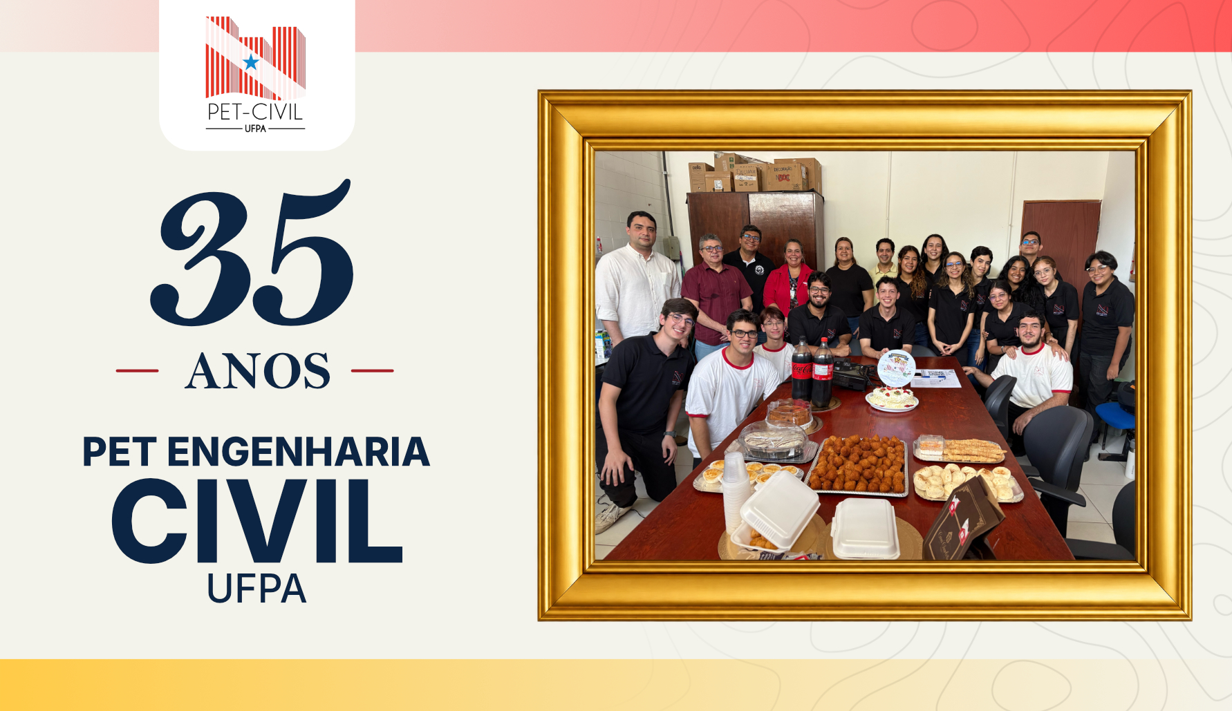 PET Engenharia Civil da UFPA celebra 35 anos de trajetória dedicada ao ensino, à pesquisa e à extensão