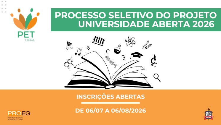 Edital PROEG Nº 16/2026 - Processo Seletivo do Projeto Universidade Aberta (PUA) 2026
