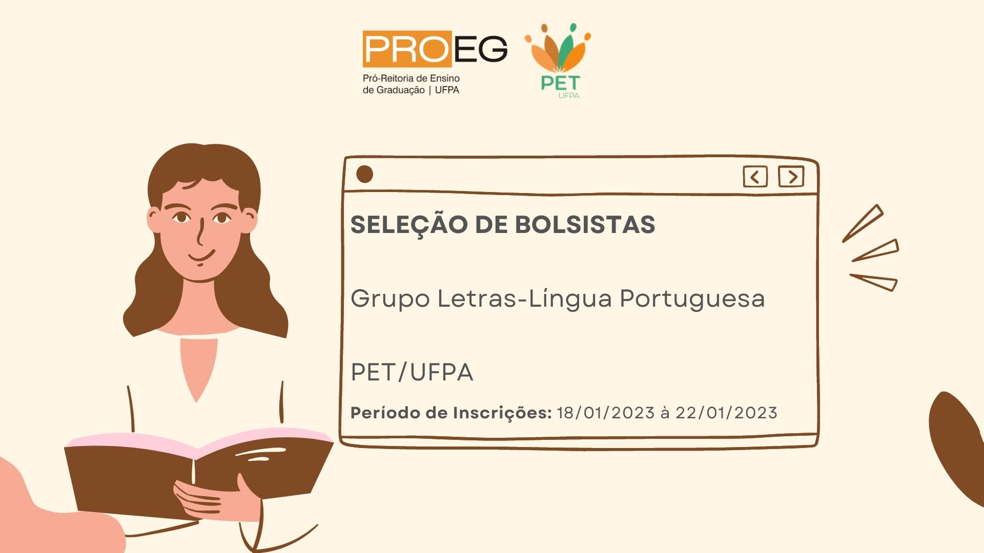 SELEÇÃO DE BOLSISTAS - PET LETRAS/LÍNGUA PORTUGUESA
